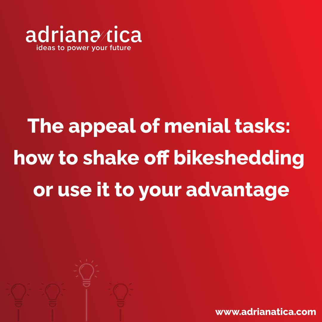 how to avoid bikeshedding